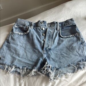 Citizens Of Humanity Marlow Jean Shorts Distressed Cut-Off